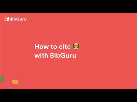 BibGuru: Generador de citas gratis